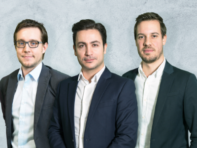DEPsys co-founders Guillaume Besso, Michael De Vivo and Joël Jaton